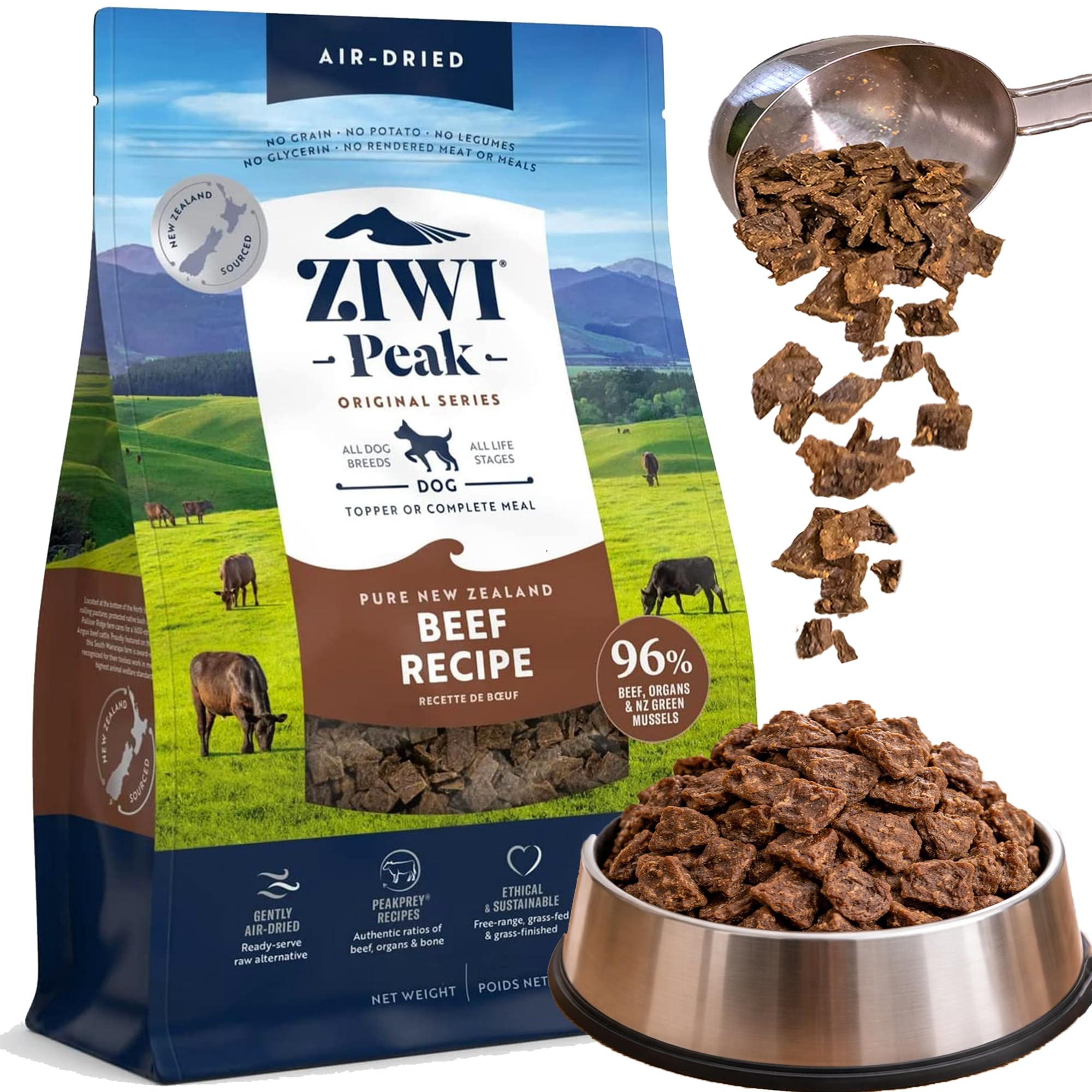 Amazon.co.jp: ziwi エアドライドッグフード ビーフ 2.5kg 自然食 【お